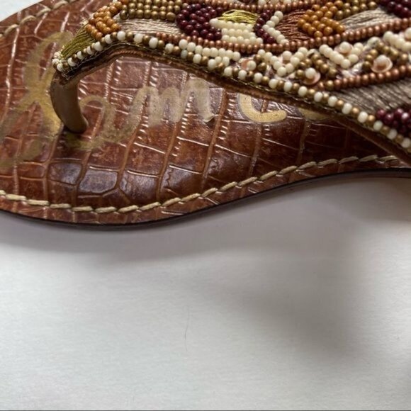 Sam Edelman Greta Beaded Sandals 5.5 - Picture 4 of 9